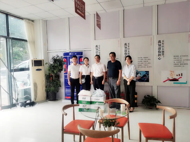 合作共赢|合肥市城改集团长城房地产经营开发公司总经理李总慰问 百英百利天一家园营销团队